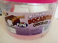 Marshmallow bocaditos sabor chocolate con leche