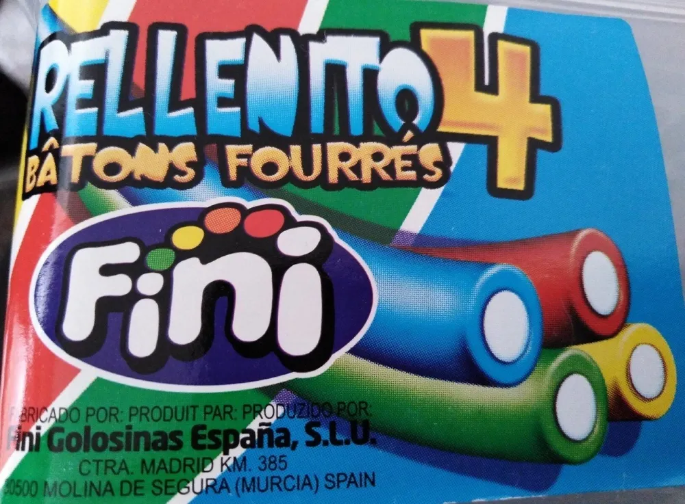 Rellenito4 bâtons fourrés
