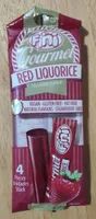 Dulces de regaliz sabor fresa