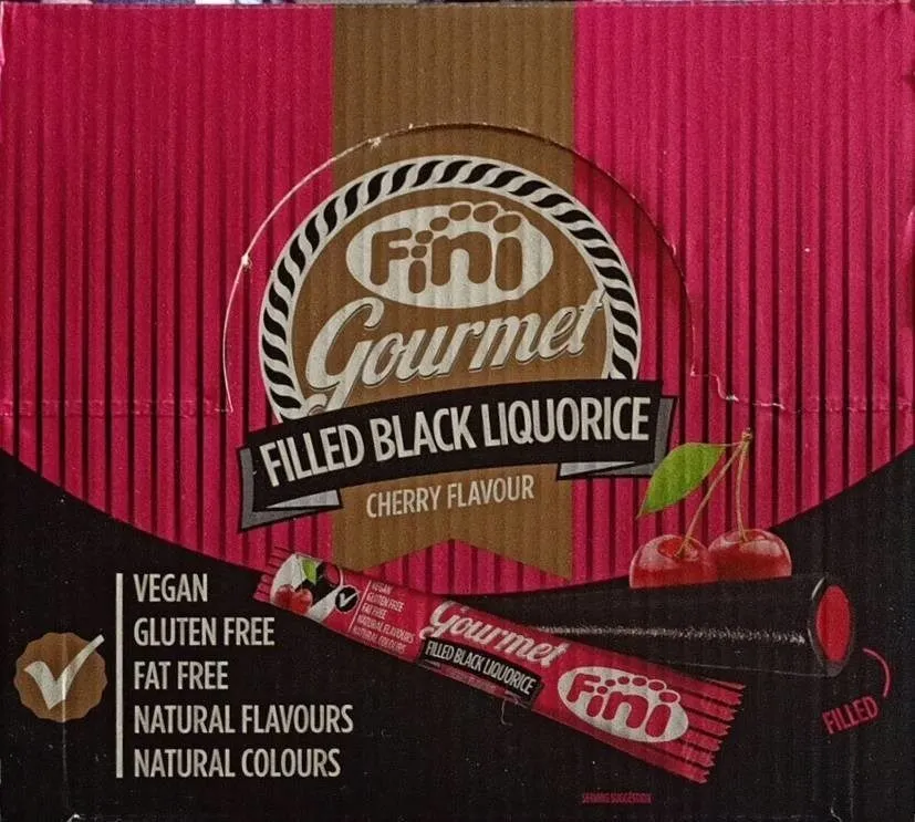 Fini Gourmet Filled Black Liquorice