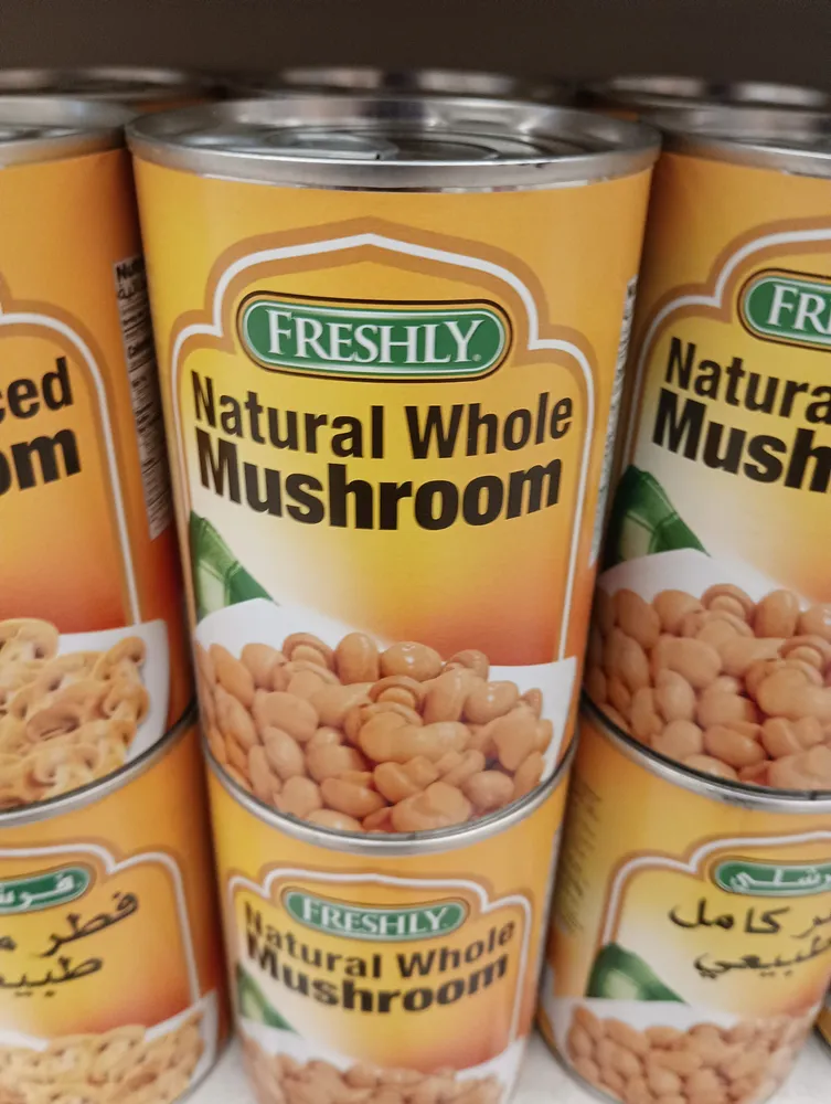 Freshly natural whole mushroom