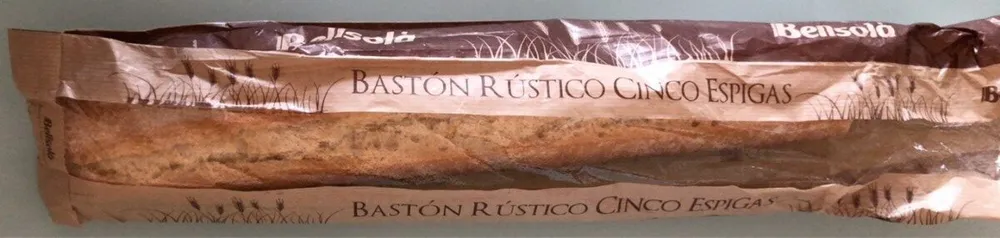 Bastón rústico cinco espigas