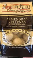 Almendras rellenas turrón