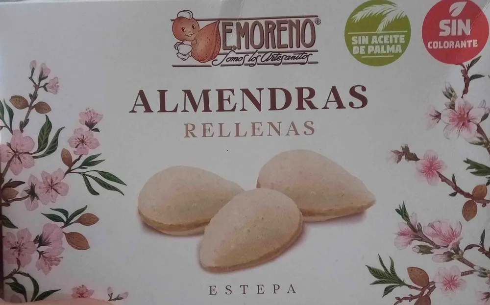 Oblea rellena de crema de cacahuete