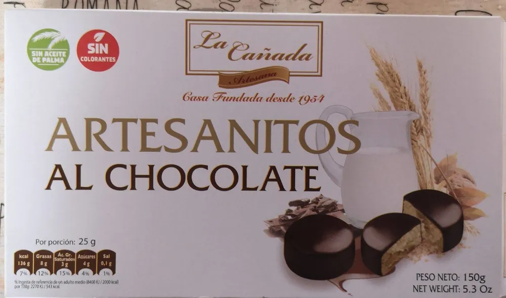Artesanitos al chocolate