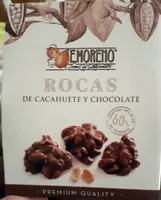 Rocas de cacahuete y chocolate