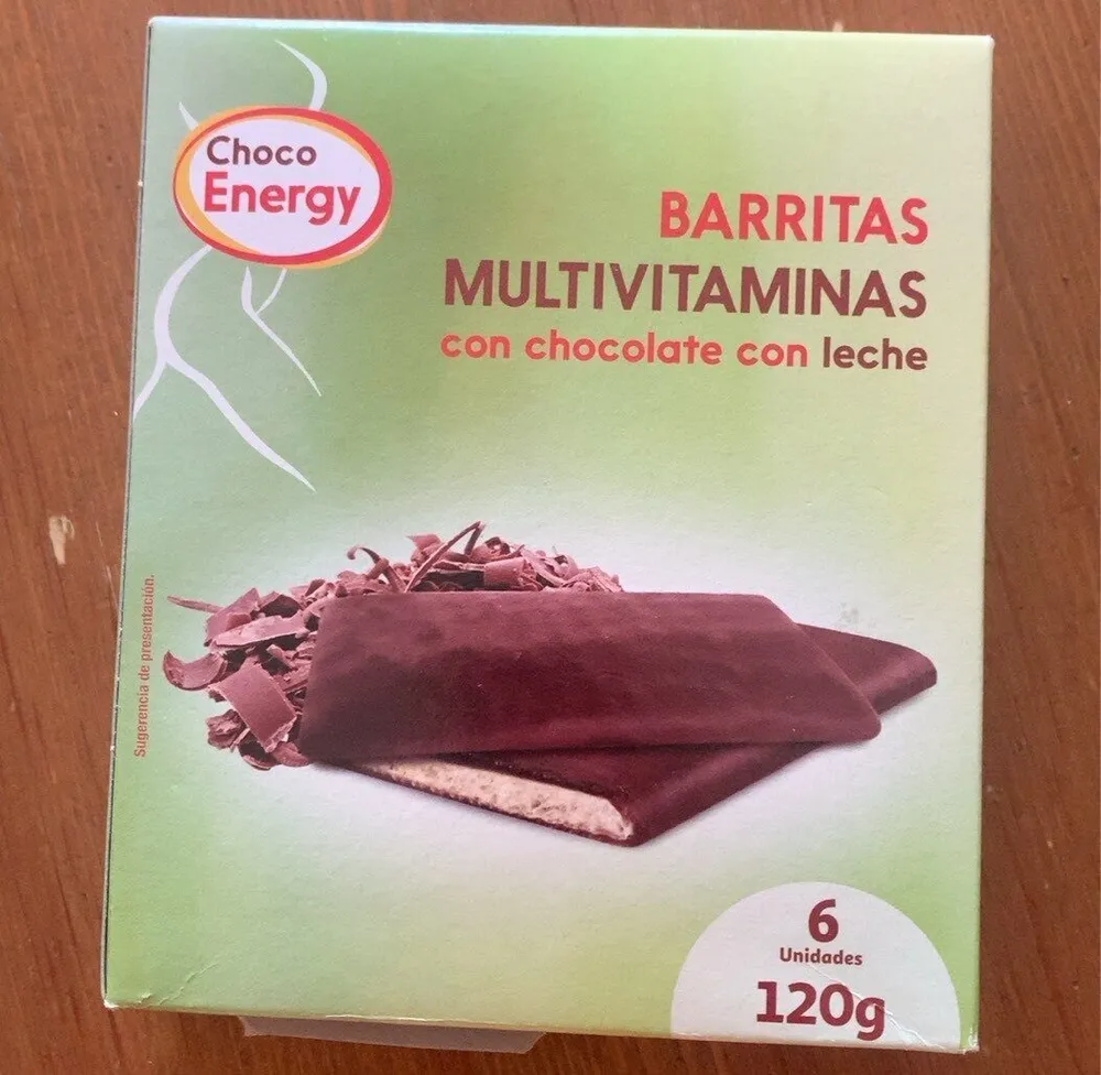Barritas multivitaminas