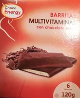 Barritas multivitamins con chocolate negro