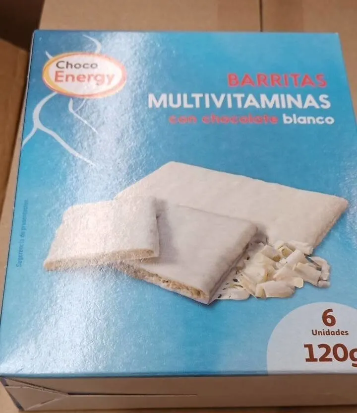 Choco energy Barritas multivitaminas