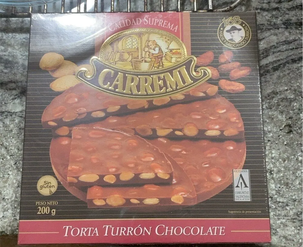 Torta turron chocolate