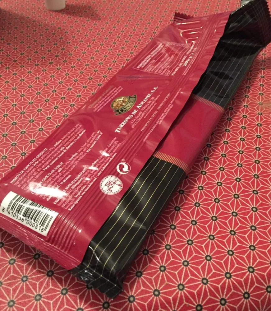Turron chocolate crujiente