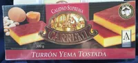 Turrón yema tostada