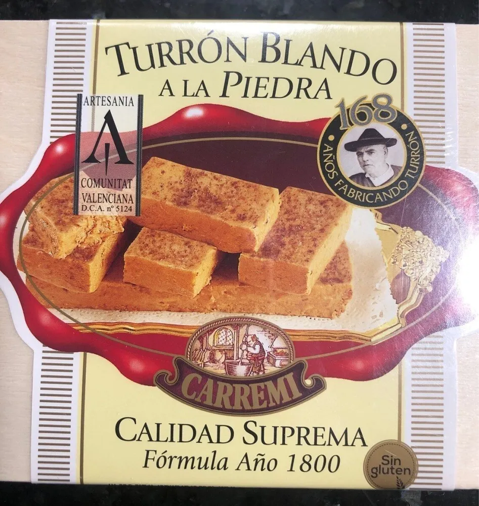 Turrón blando a la piedra