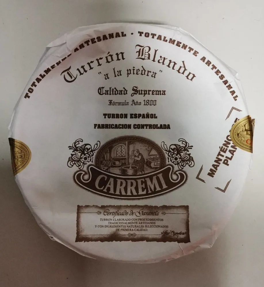 Turrón blando a la piedra