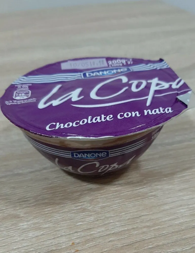 La copa chocolate con nata