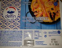 Preparado de marisco para paella