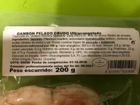 Gambón austral pelado crudo