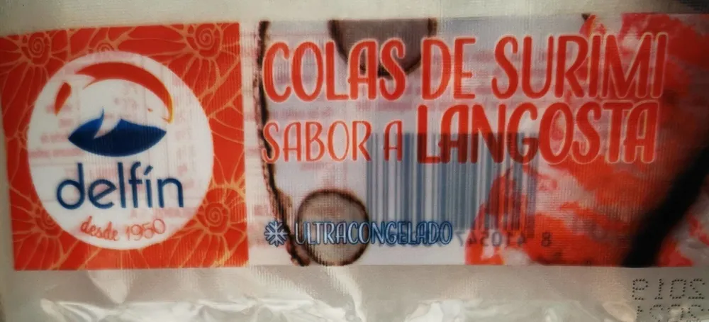 Colas de surimi