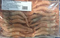 Gamba blanca del mediterraneo cruda ultracongelada