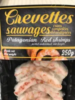 Crevettes sauvages Patagonia red shrimps