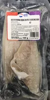 Filete de dorada cruda con piel ultracongelada