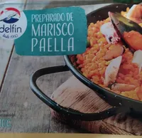 Preparado de marisco paella