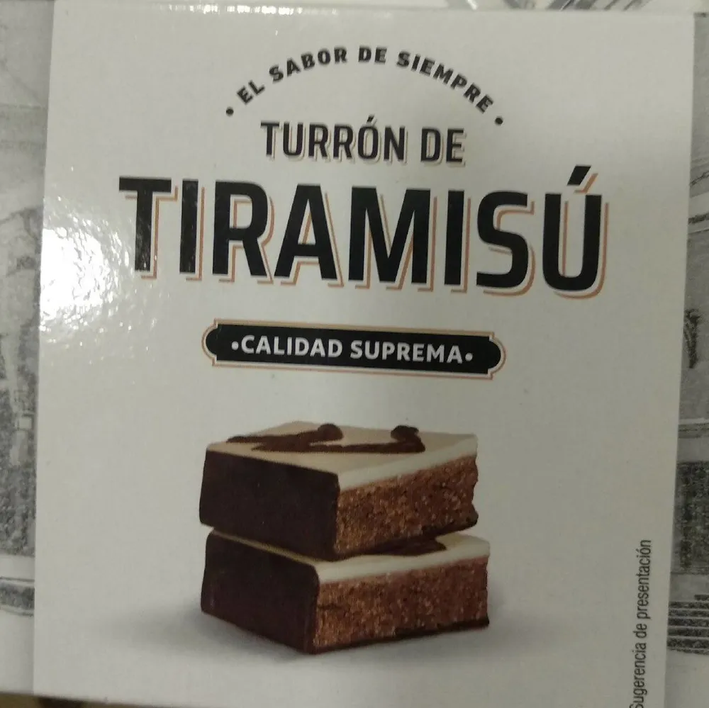 Turrón de tiramisú