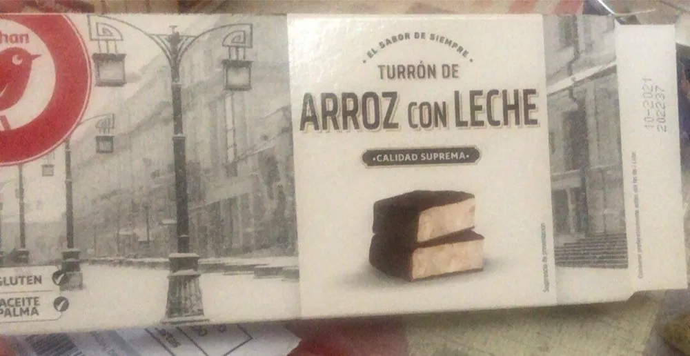 Turrón de arroz con leche