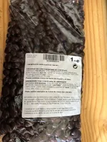 Cacahuetes enrobées de chocolat noir