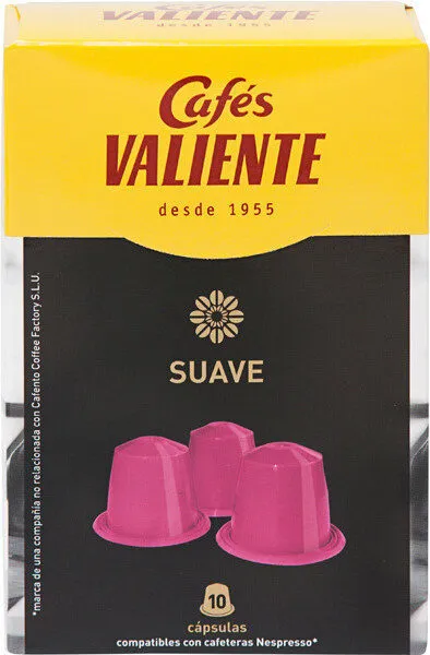 Café natural suave compatibles con cafetera nespresso