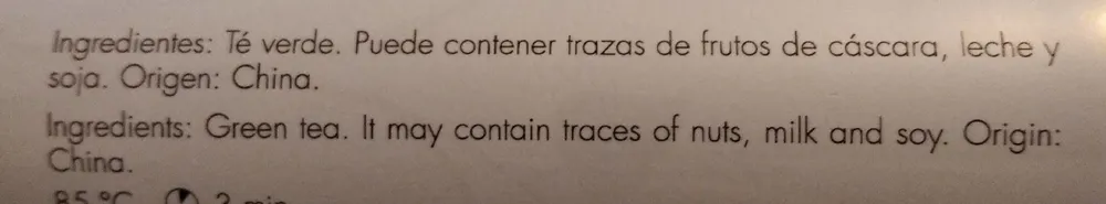 Té verde