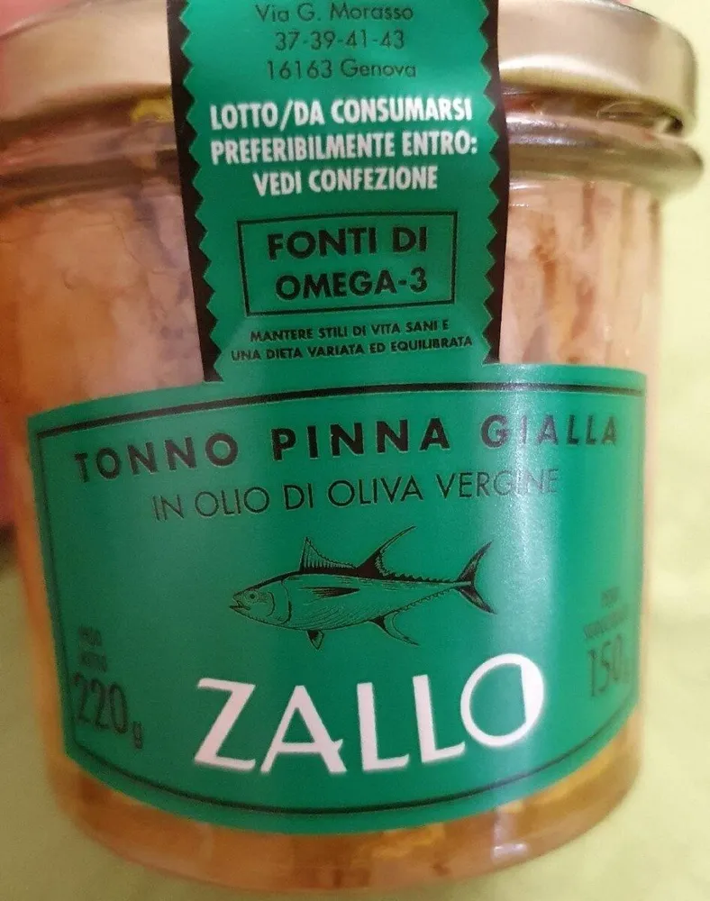 Tonno pinna gialla in olio EVO