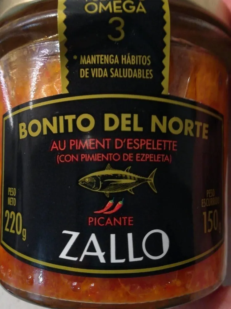 Bonito del Norte con pimiento de Ezpeleta
