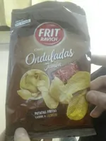 Chips onduladas jamon