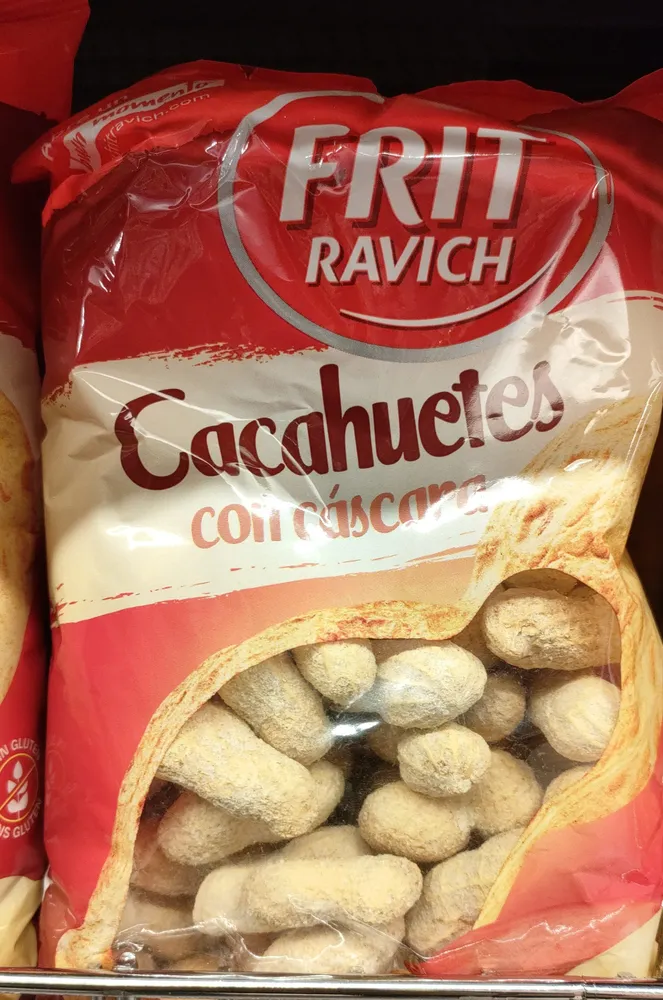 Cacahuetes con cáscara