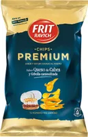 Chips premium sabor queso de cabra y cebolla caramelizada