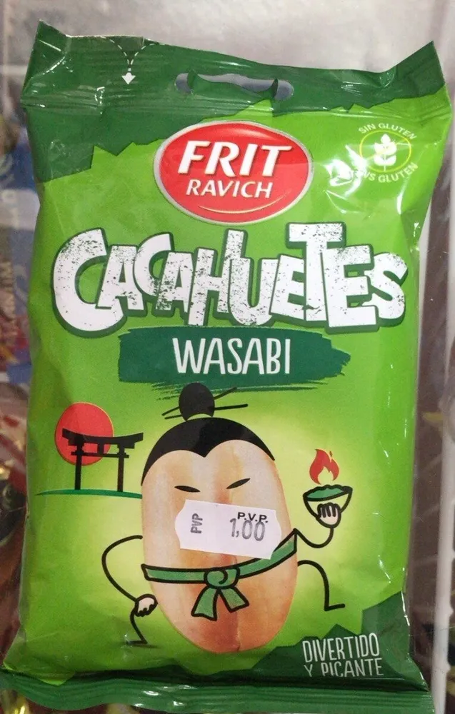 Cacahuetes wasabi