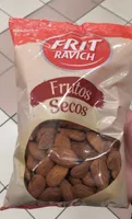 Frutos secos almendras sin cáscara crudas
