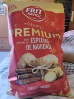 Chips Premium con mezcla de especias de Navidad, canela y jengibre