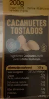 Cacahuete tostado