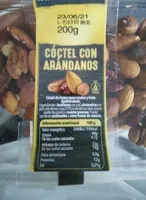 Cóctel con arándanos
