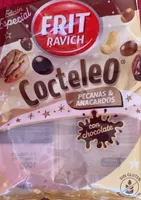 Cocteleo, pecanas y anacardos con chocolate