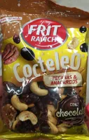 Cóctel de frutos secos con chocolate y fruta deshidratada