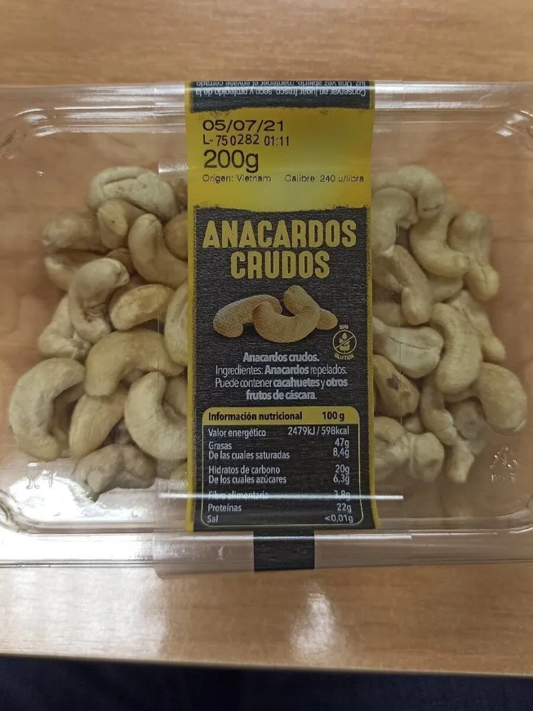 Anacardos crudos