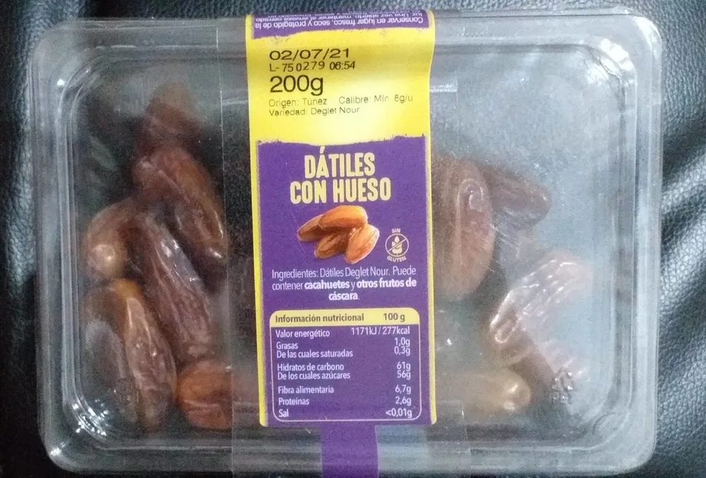 Dátiles con hueso