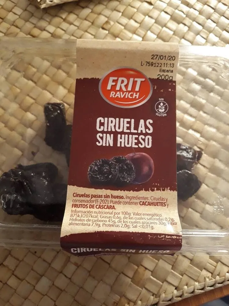 Ciruelas sin hueso