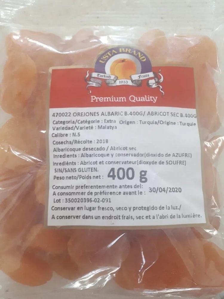 Abricots secs