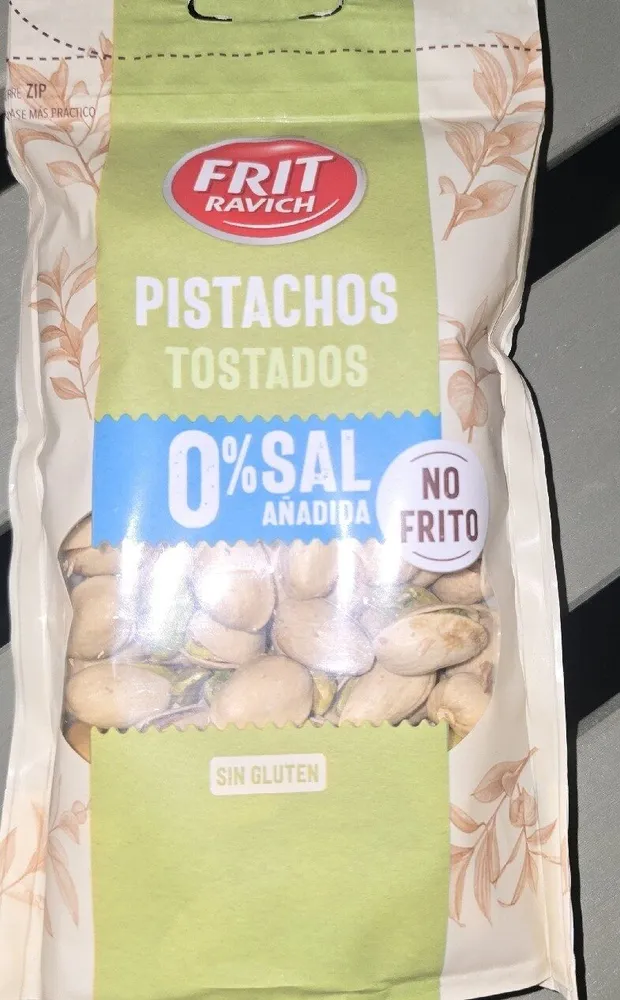 Pistachos Tostados 0% Sal