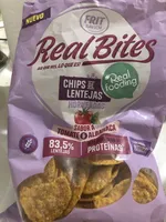 Real Bites Chips de Lentejas Sabor Tomate y Albahaca