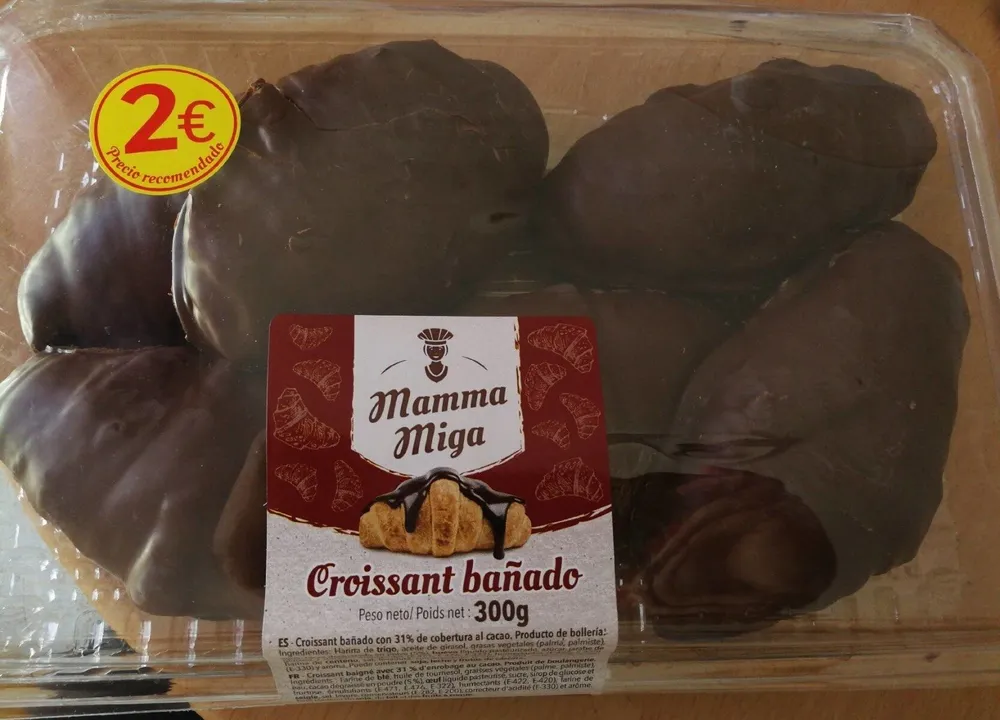 Croissant bañado